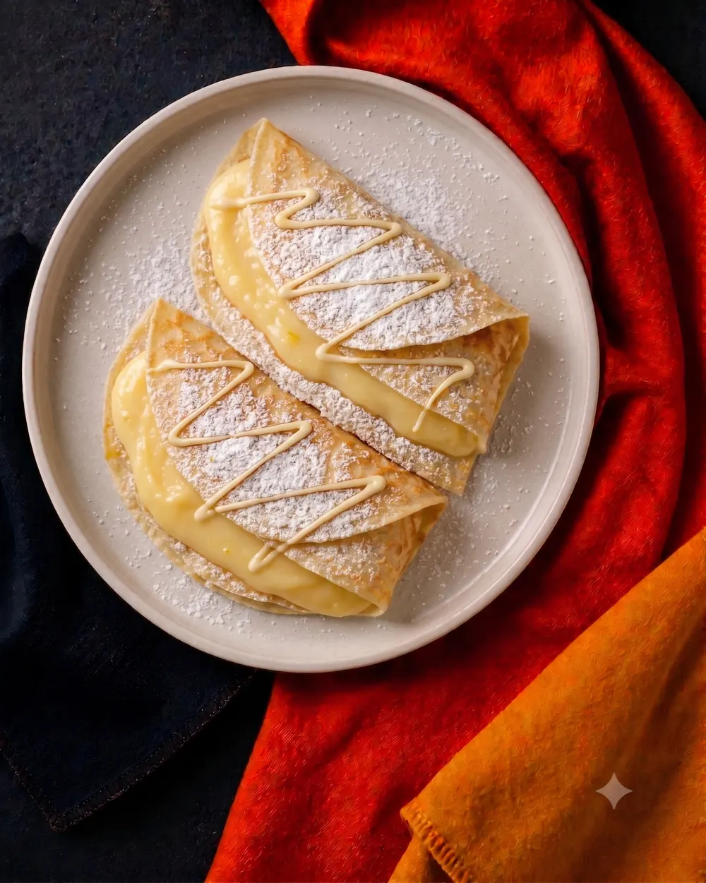 Crepe de azúcar y limón