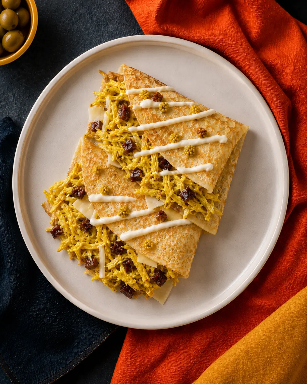 Crepe de mostacilla