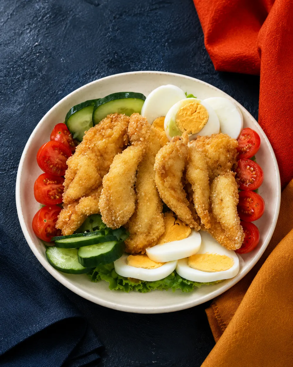 Ensalada El Maná de langostinos
